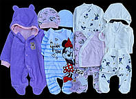 Красивый набор одежды для новорожденых девочек, качественая одежда для малышей, зима, осень, рост 56 см,хлопок