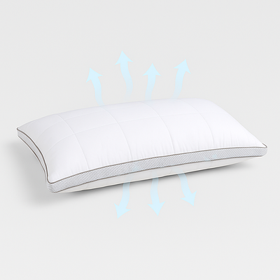 Подушка Breeze 50×70 см висока зі зйомним чохлом та системою вентиляції