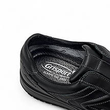 Чоловічі кросівки зимові Grisport Spo-Tex (Італія) шкіряні водонепроникні чорні 43642A79tn, фото 4