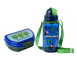 Набір дитячий Yes Minecraft ланч-бокс 350 мл + пляшка 360 мл (7084491)