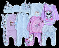 Красивый набор одежды для новорожденых девочек, качественая одежда для малышей, осень, хлопок, 62 см