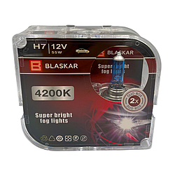 Галогенні лампи Blaskar H7 55W 12V 4200K біле світло
