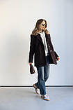 Жіноче демісезонне кашемірове пальто-жакет, фото 3