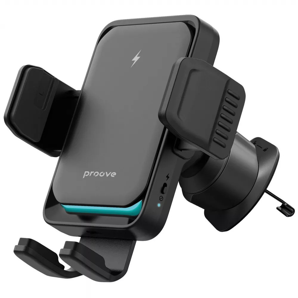 Автодержатель с беспроводной зарядкой Proove Sonic Pro 15W Black