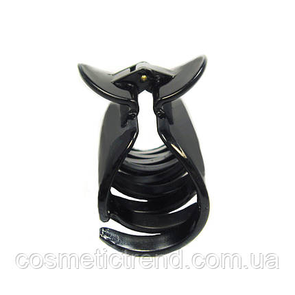 Шпилька-краб чорна 128149 (Франція), фото 3