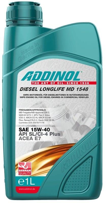 Моторна олива ADDINOL DIESEL LONGLIFE MD 1548, 1 л 4014766071736, фото 1