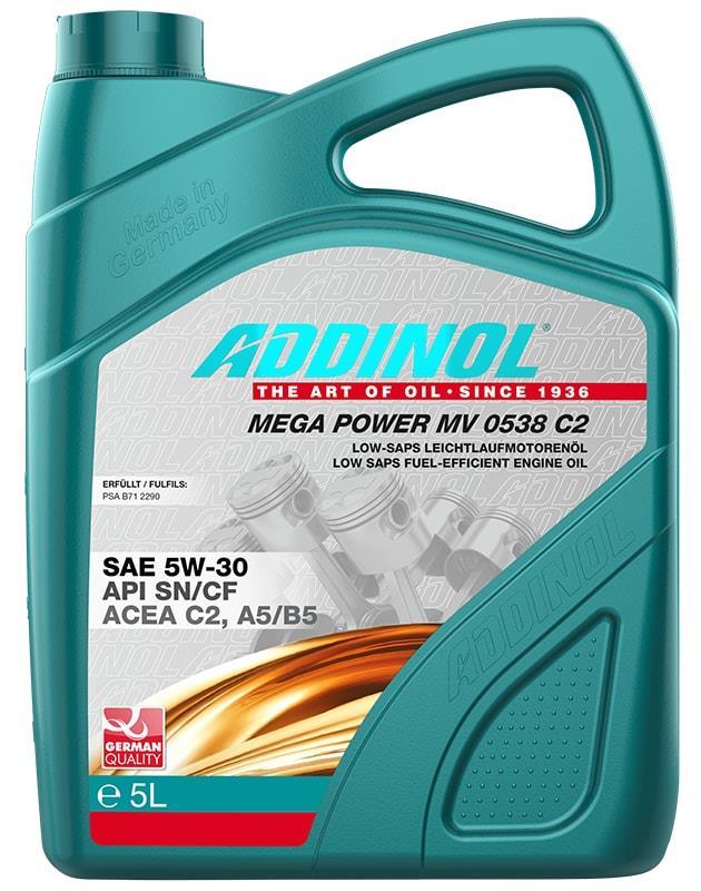 Моторна олива Addinol Mega Power MV 0538 C2 5W-30, 5 л 4014766241252, фото 1
