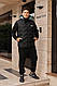 Чоловічий теплий костюм трійка з жилетом на флісі батал. Хакі/чорний/шоколад/графіт. 50; 52; 54; 56; 58-60. - фото 7 - id-p2732644682