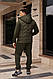 Чоловічий теплий костюм трійка з жилетом на флісі батал. Хакі/чорний/шоколад/графіт. 50; 52; 54; 56; 58-60. - фото 2 - id-p2732644682