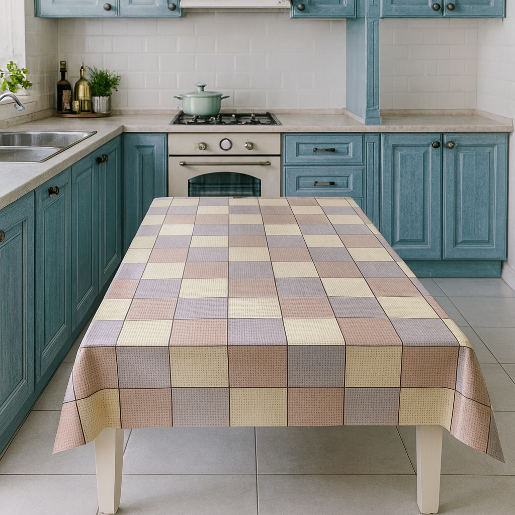 Скатертина Клейонка на метраж на флізеліновій основі Ширина: 1,37 м, фото 1