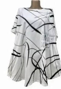 Жіночі подовжені футболки зі стразиками "Levisha" Art: 25003