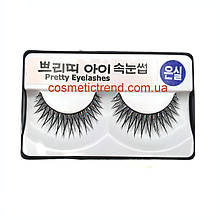 Суцільні накладні вії з блискітками Pastime Eyelash 0101 (розпродаг)