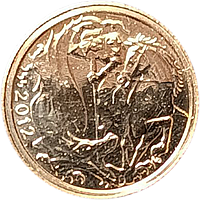 Великобританія 1/4 Соверена 2012 Золото 1.99 г ОРИГІНАЛ