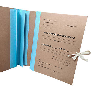 Тверда обкладинка справ з питань особового складу МО України 40 мм папка для зберігання документів