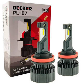 Decker H11 PL-07 LED CANBUS лампи головного світла 9-32V (комплект) 2 шт