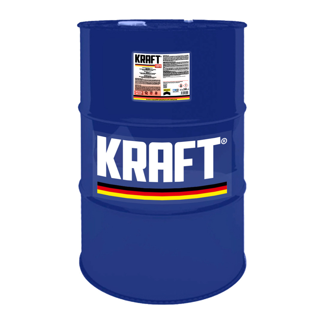 Антифриз концентрат KRAFT G12/G12+ червоний 200 л KF125, фото 1