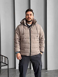 Куртка чоловіча демісезонна Main весна осінь сіра беж