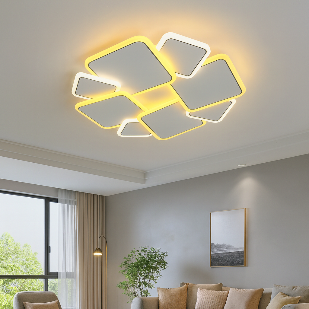 Стельова Led люстра до 15 м² круглої форми 50см 60W (Z186-1 WHITE), фото 1