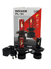 LED лампи Decker PL-01 H4 5000K 45W 10000lm 12-24V canbus