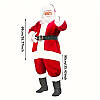 Полный костюм Санта-Клауса для мужчин и женщин. Костюм Санты, фото 2
