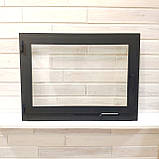 Дверцята для каміна зі склом Hetta Mia 450*600 - гладка рама, фото 2