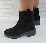 Черевики жіночі на підборі шкіряні від виробника модель ШТ25-1210, фото 4