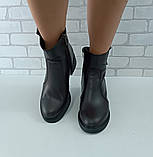 Черевики жіночі на підборі шкіряні від виробника модель ШТ25-1210, фото 5