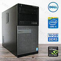 Ігровий ПК Dell 9020 - Intel Core i5-4670/ 16GB RAM/ GTX950 2GB DDR5/ 120GB+1000GB Системний блок, Комп'ютер