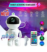 Лазерний нічник-робот «Космонавт» з пультом Відтворення музики: Bluetooth і SD-карти XL-737