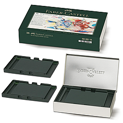 Металева порожня коробка Faber-Castell для зберігання 36 художніх та графічних олівців, 180011