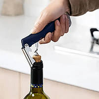 Універсальна відкривачка консервний ніж зі штопором металевий 3 в 1