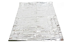 Універсальна ковдра термофольга рятувальна 130x210 см — ізотермічна армійська термоодеяло, фото 4