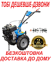 Мотоблок дизельный 12 л.с. Кентавр МБ 2012Д (колеса 5.00-12) дизельный культиватор для сада огорода дачи