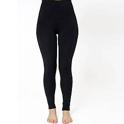 Чорні жіночі термо лосини великого розміру км "ОК" (5XL) Розміри: 58-60 (33066-6)