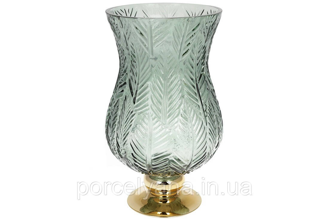 Ваза скляна Розалін 35*20 см Bonadi 591-240, фото 1