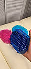 Двустороння силіконова рукавиця масажер жостка, фото 2