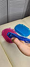 Двустороння силіконова рукавиця масажер жостка, фото 3