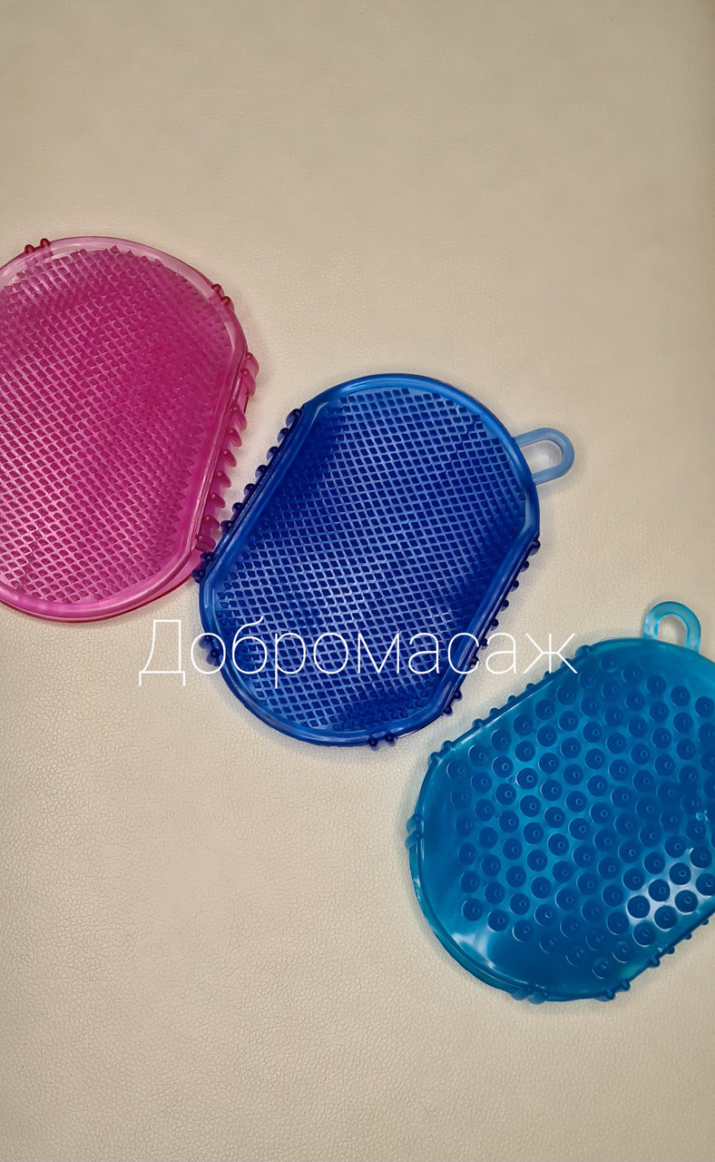 Щітка рукавиця масажна Жостка, фото 1