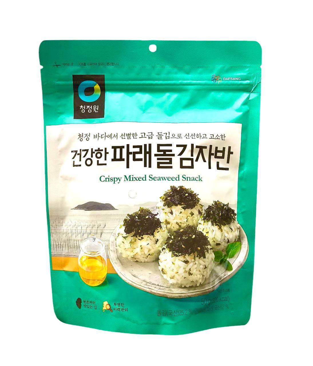 Корейські хрусткі норі, з водоростей  50 г, TM DAESANG, фото 1