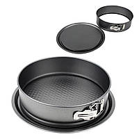 Кругла форма зі знімним дном для збирання тортів та випікання коржів торта D24см