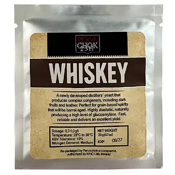 Дріжджі для віскі зернового сусла - для зернового сусла, Ірландія