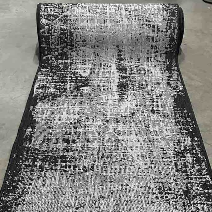 Доріжка безворсова на резиновій основі 726-80 графітова