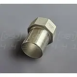 Штуцер шланговий нержавіючий DN50 (2") внутрішня різьба, н/ж сталь AISI304, ялинка 50.8 мм, Class 150, фото 6