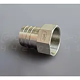 Штуцер шланговий нержавіючий DN50 (2") внутрішня різьба, н/ж сталь AISI304, ялинка 50.8 мм, Class 150, фото 9