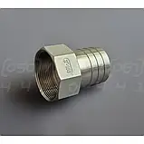 Штуцер шланговий нержавіючий DN50 (2") внутрішня різьба, н/ж сталь AISI304, ялинка 50.8 мм, Class 150, фото 2