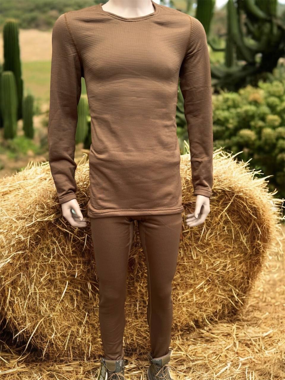 Чоловічий комплект термобілизни ЗСУ, НГУ Койот термобілизни (кофта + штани), у кубики (карта) мікрофліс, фото 1