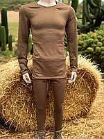 Чоловічий комплект термобілизни ЗСУ, НГУ Койот термобілизни (кофта + штани), у кубики (карта) мікрофліс