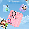 Фотоапарат дитячий миттєвого друку та запису SDV-787 рожевий, фото 5