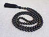 Чотки з чорного агату 99 намистин мусульманські d 8мм без вузлів, фото 6