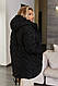 Жіноча тепла осіння куртка 48-50,52-54,56-58,60-62 Чорний Червоний Мокко пляшка графіт беж - фото 4 - id-p2732788738